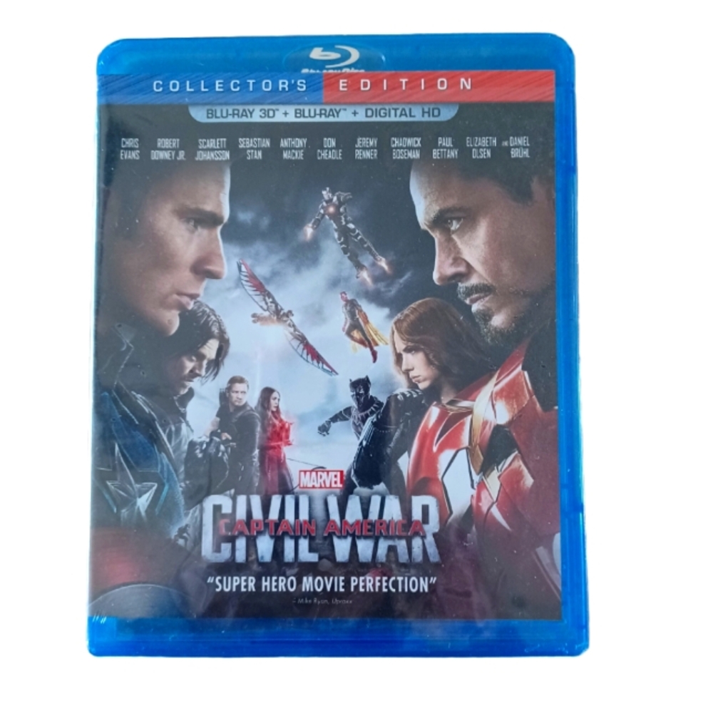MARVEL 2016 COLLECTORS EDITION CAPTAIN AMERICA-CIVIL WAR MOVIE NWT